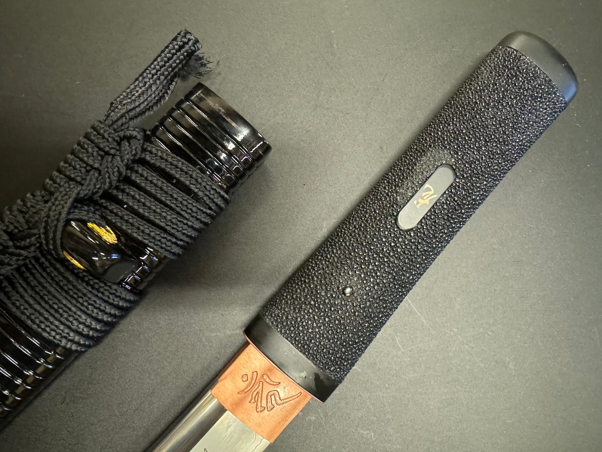 Legacy Blades Osoraku Aikuchi Honsanmai Wakizashi with Horimono 