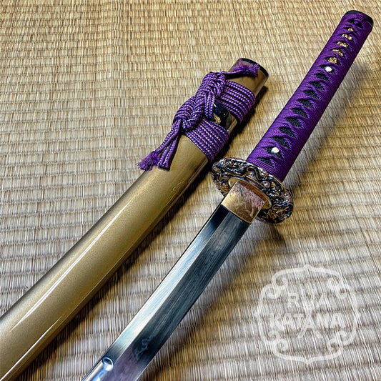 Legacy Blades Purple Dragon O-Katana - Choji Hamon, Koshi Sori 1095