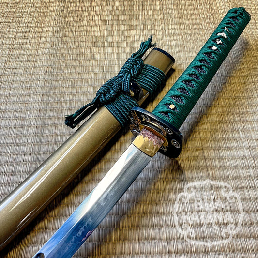 Legacy Blades Reaper O-Katana - Jade Scholar - Choji Hamon, Koshizori 1095