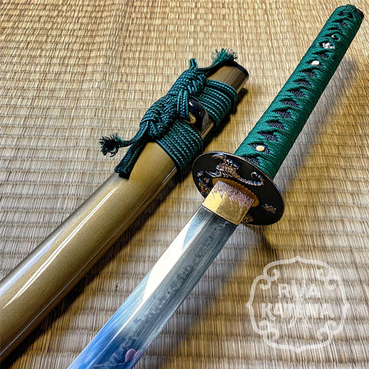 Legacy Blades Green Scorpion O-Katana - Choji Hamon, Koshi Sori 1095