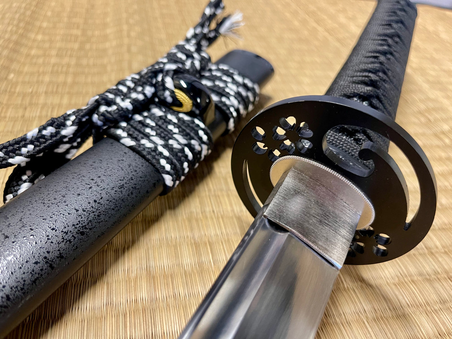 Moritaka Vortex - Black Gale Katana - Spring Steel 9260