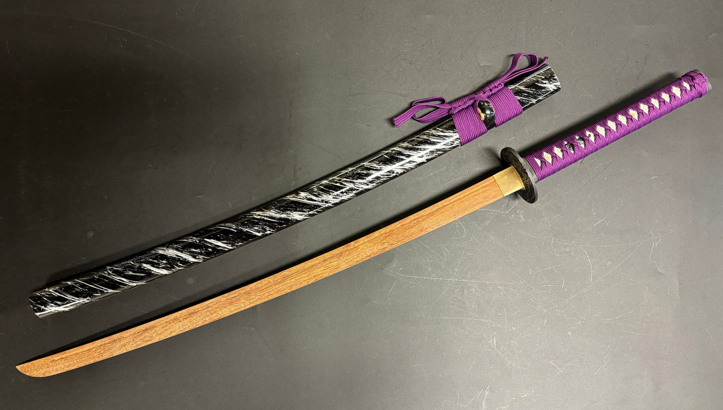 Phoenix Arms Purple Tempest Wooden Katana Takemitsu