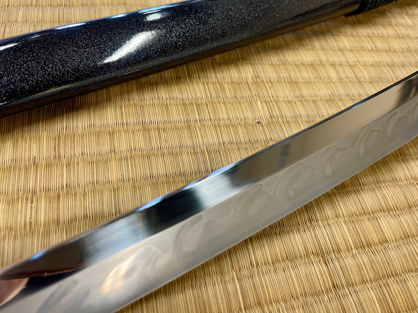 Moritaka Razor Prestige Katana - Dark Eclipse - T10 Clay-Tempered Tsunami Hamon