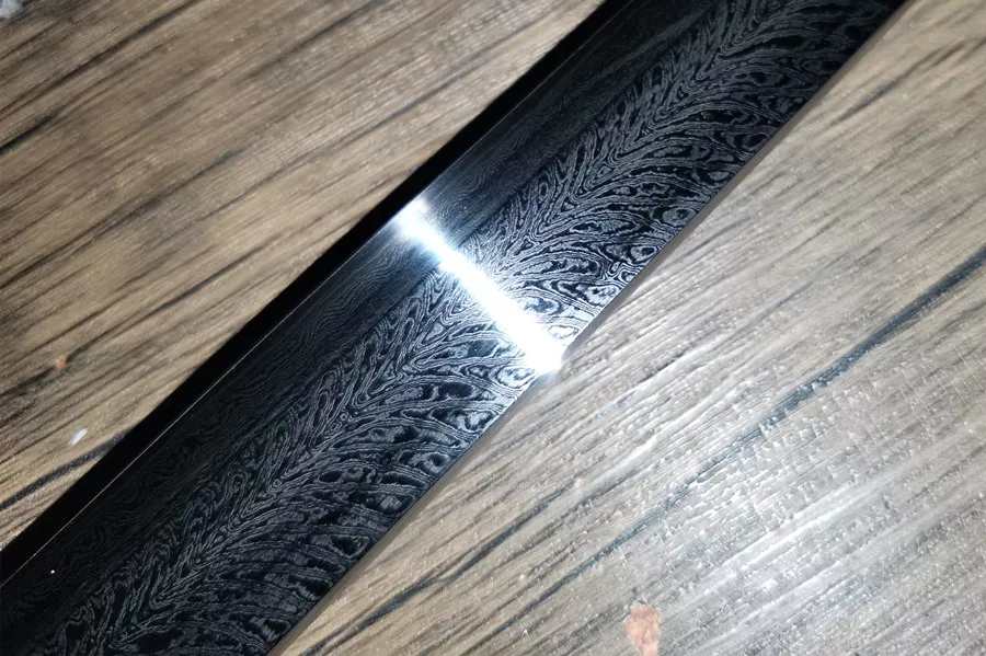 Cloudhammer Jian - Tang Dynasty Style - Functional Sanmai damascus