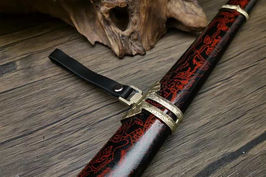 Cloudhammer Jian - Tang Dynasty Style - Functional Sanmai damascus