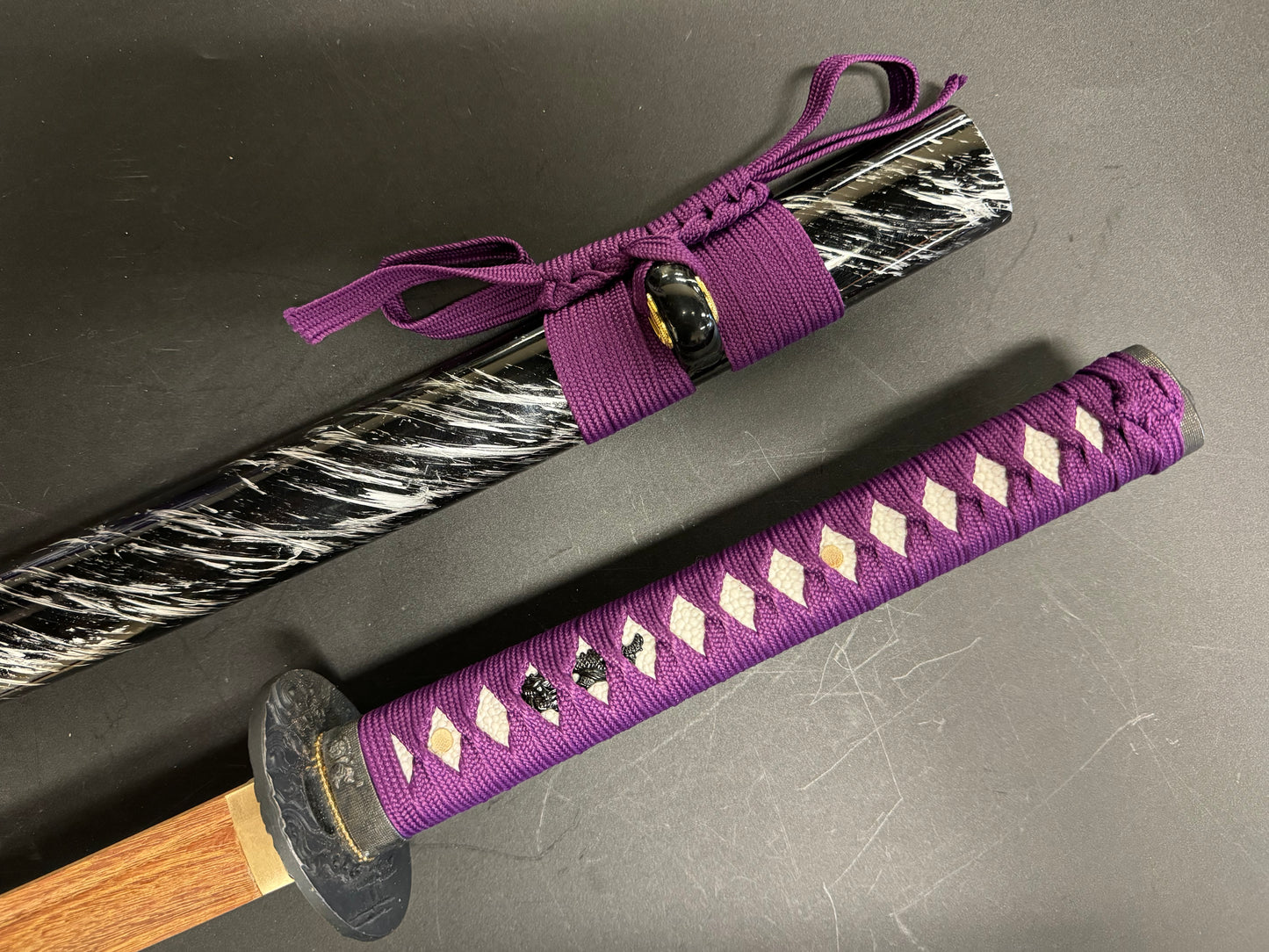 Phoenix Arms Purple Tempest Wooden Katana Takemitsu