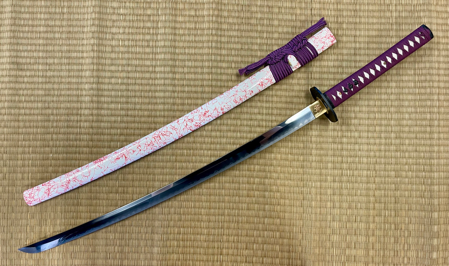 Moritaka Razor Katana - Huntress - T10 Clay-Tempered Hadori Polish