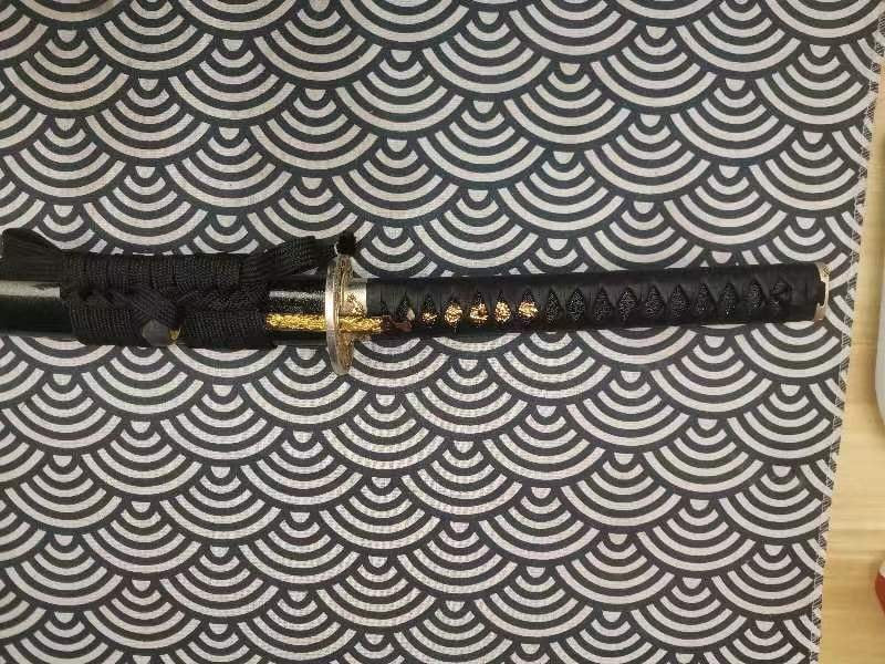 Cloudhammer Katana - Hidden Dragon, Dragon Sakura - sx105v Japanese Tool Steel - Ko-Choji Hamon