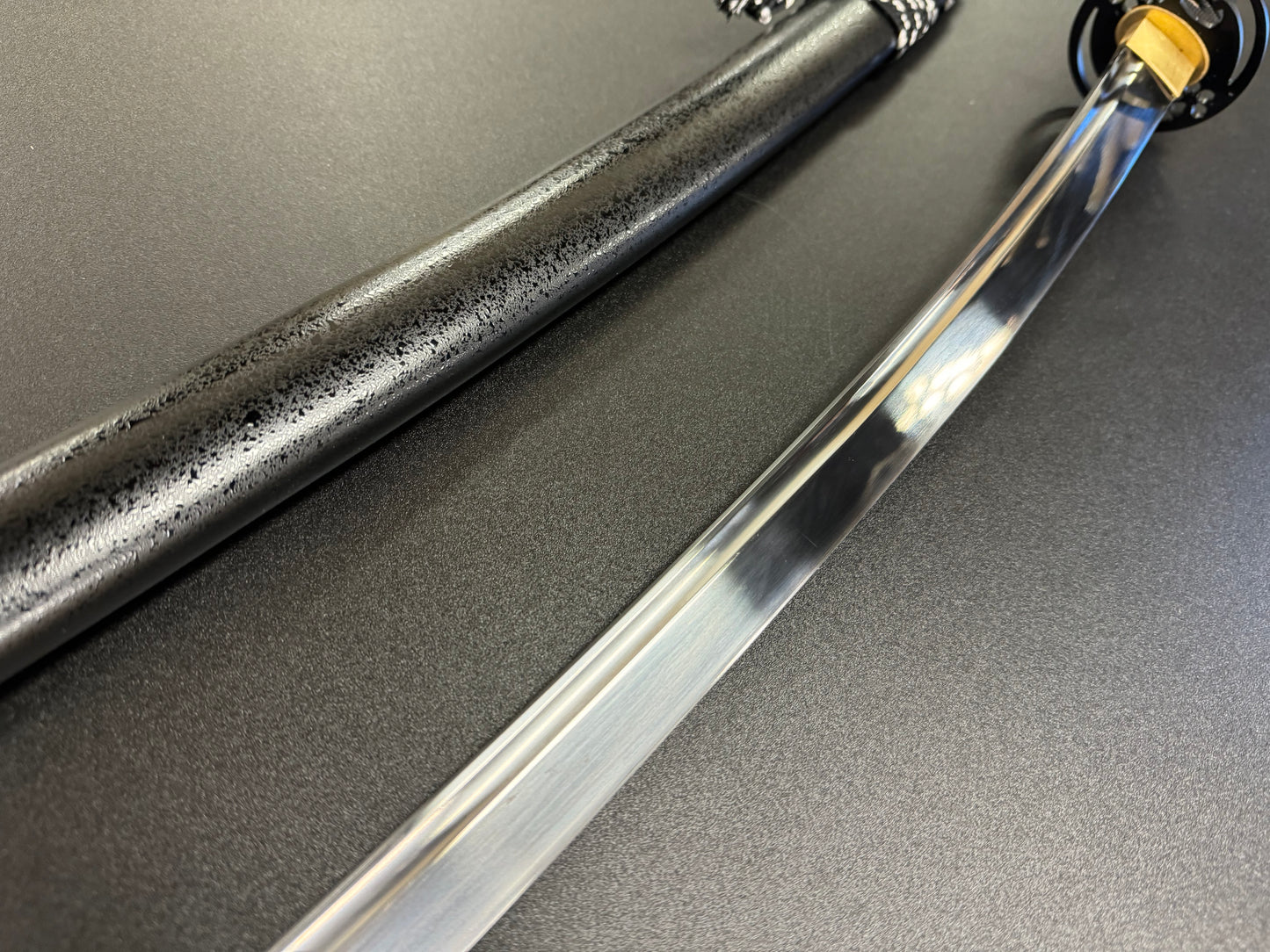 Moritaka Vortex - Black Gale Wakizashi - Spring Steel 9260