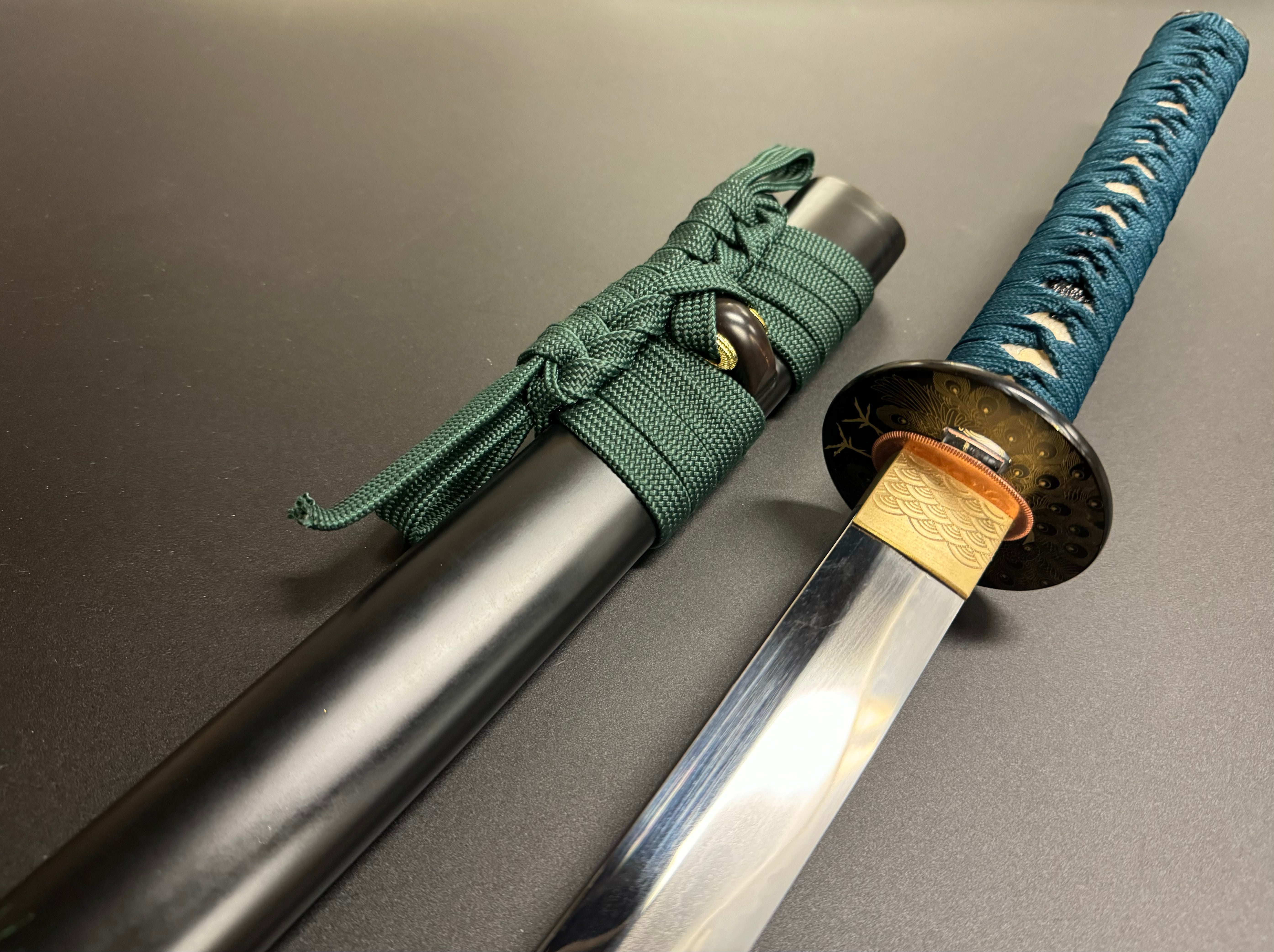 MADE TO ORDER Phoenix Arms Emerald Peacock Katana