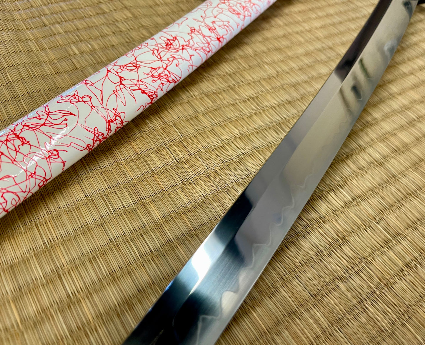 Moritaka Razor Katana - Huntress - T10 Clay-Tempered Hadori Polish