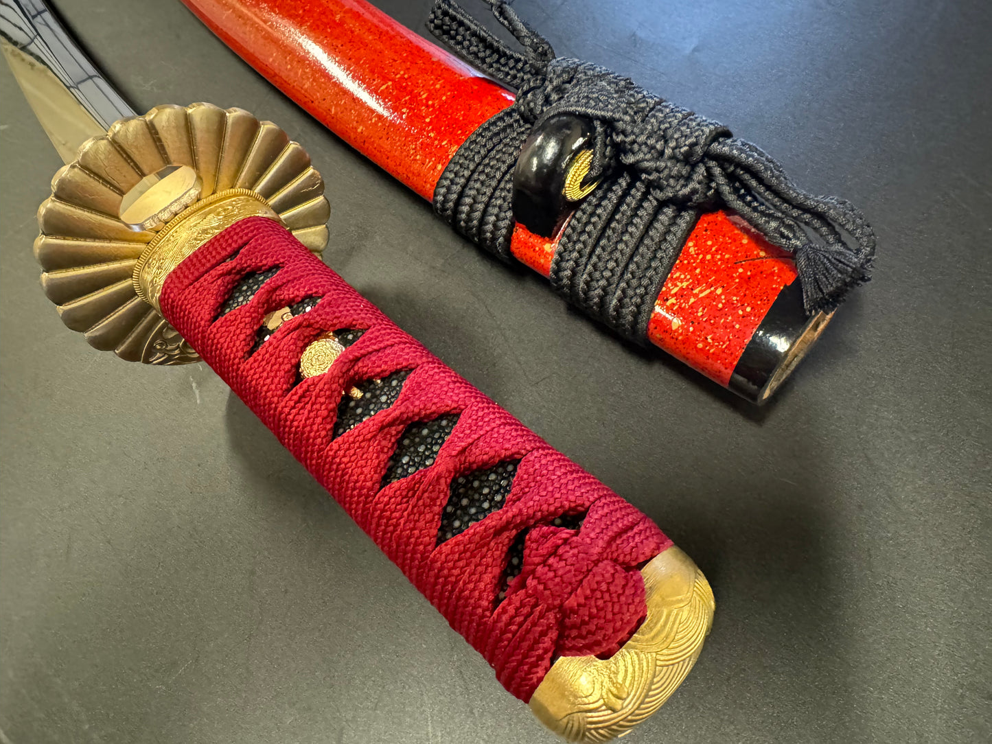MADE TO ORDER Phoenix Armory Golden Waves Tanto T10