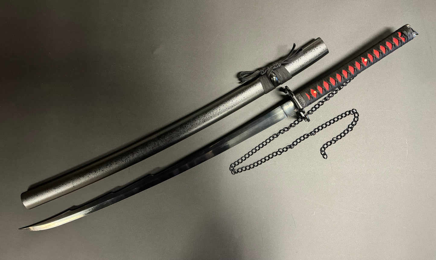 Bleach Ichigo Bankai Tensa Zangetsu Katana