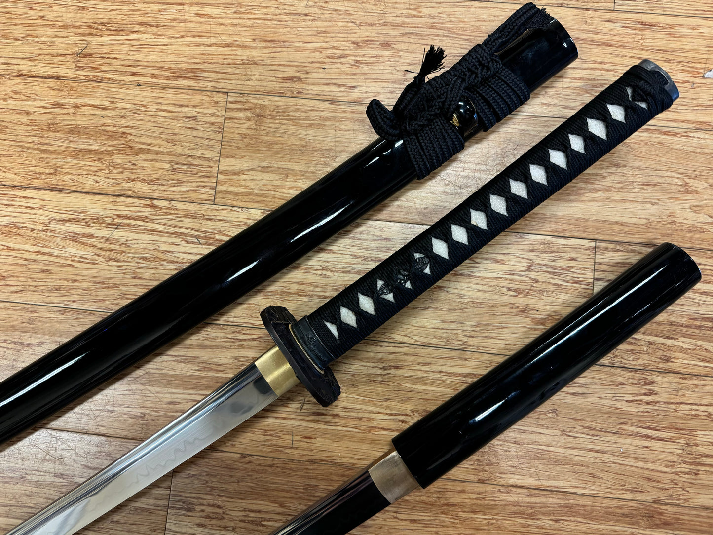 Samurai X Aoshi Shinomori Double Kodachi - T10 clay tempered