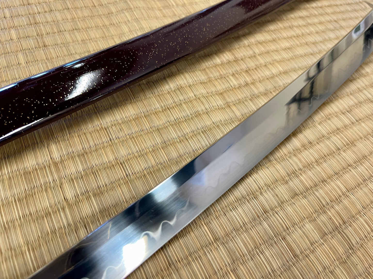 Moritaka Razor Blood Higo Katana - T10 Clay-Tempered Hadori Polish