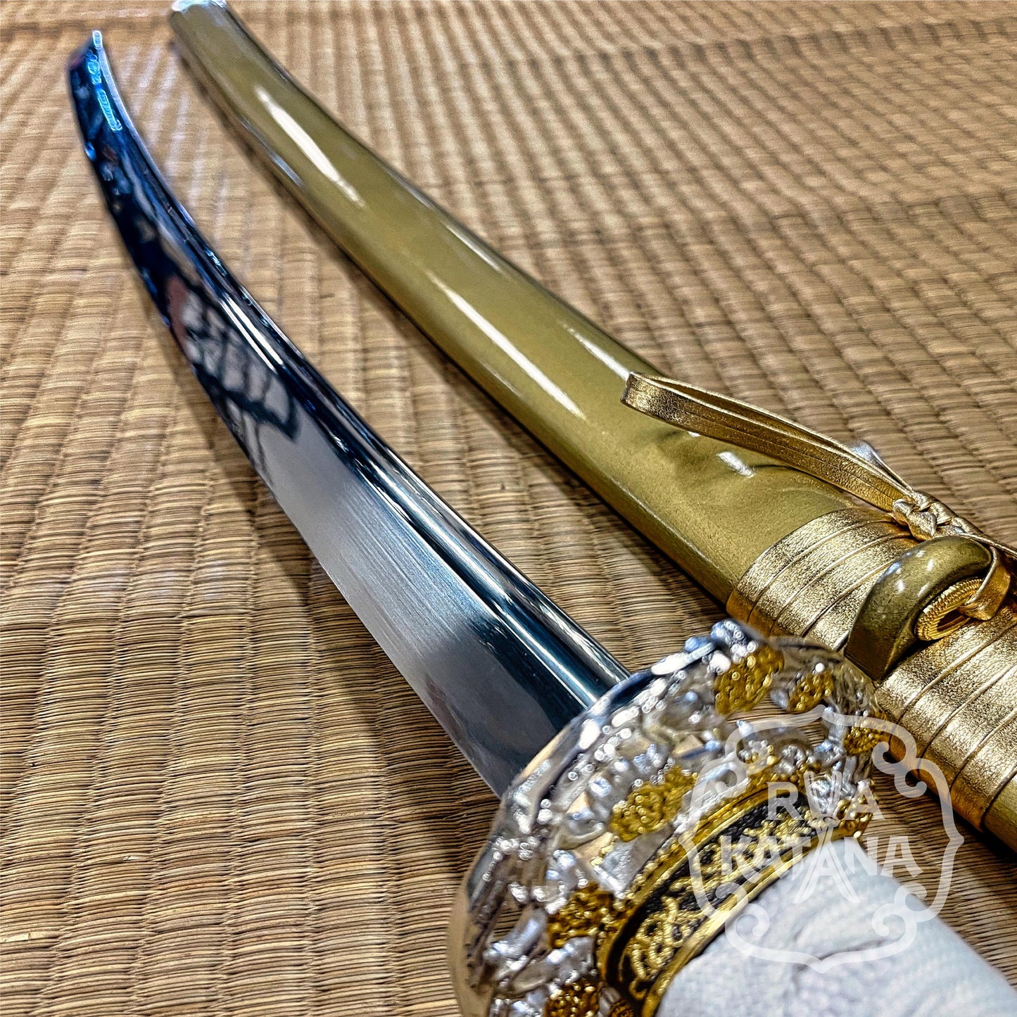 Dragonspring Katana - Gold Plum - 1060 Steel