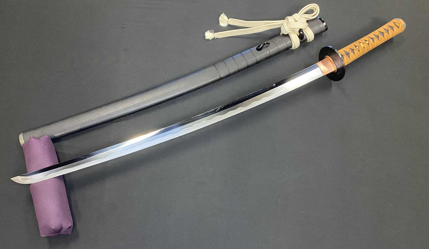 MASTERWORK Phoenix Armory Wakizashi - Autumn Twilight Folded Tamahagane/Orishigane, Clay Tempered