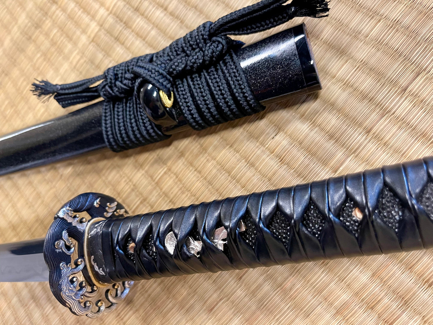 Moritaka Razor Prestige Katana - Dark Eclipse - T10 Clay-Tempered Tsunami Hamon