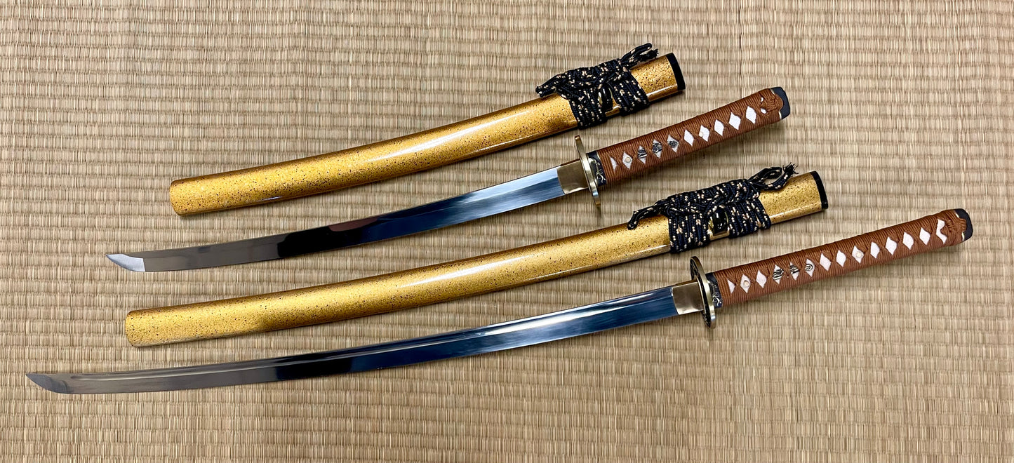 Daisho 2-Sword Set Golden Blossom MN65