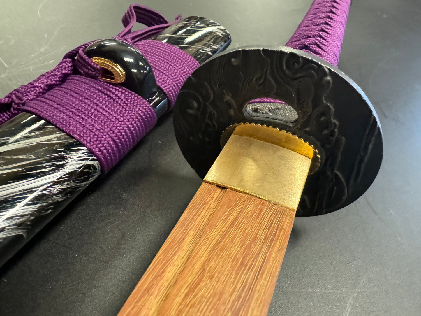 Phoenix Arms Purple Tempest Wooden Katana Takemitsu