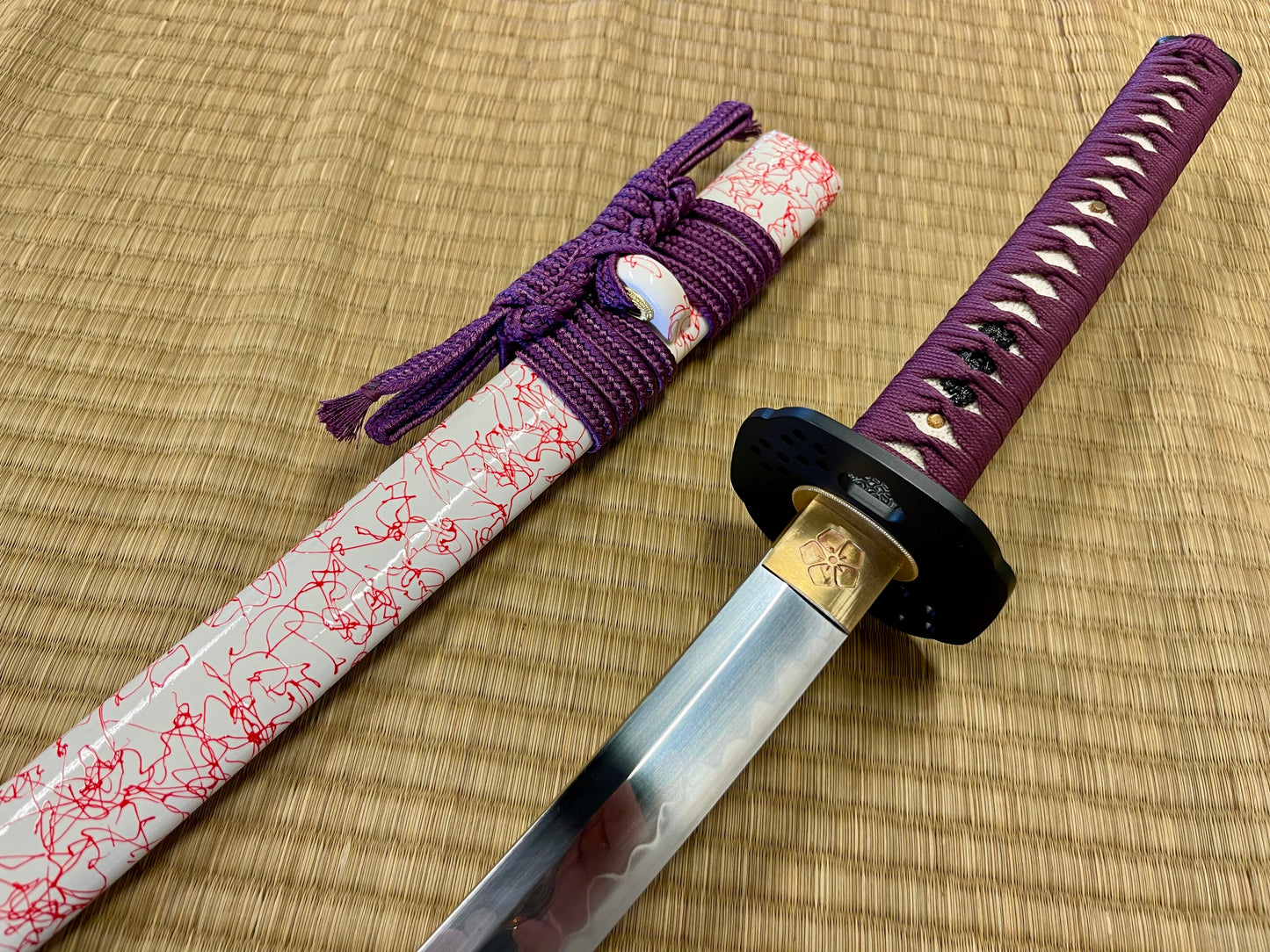 Moritaka Razor Katana - Huntress - T10 Clay-Tempered Hadori Polish