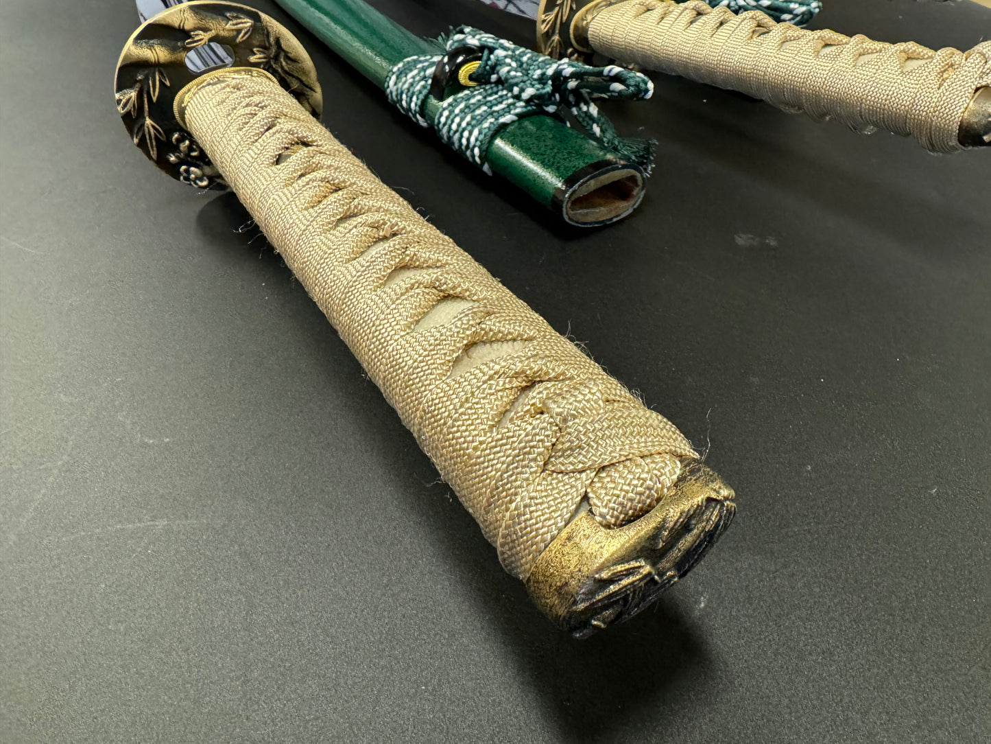 Phoenix Arms 3-Sword Set - Jade Bamboo Naginata Naoshi T10