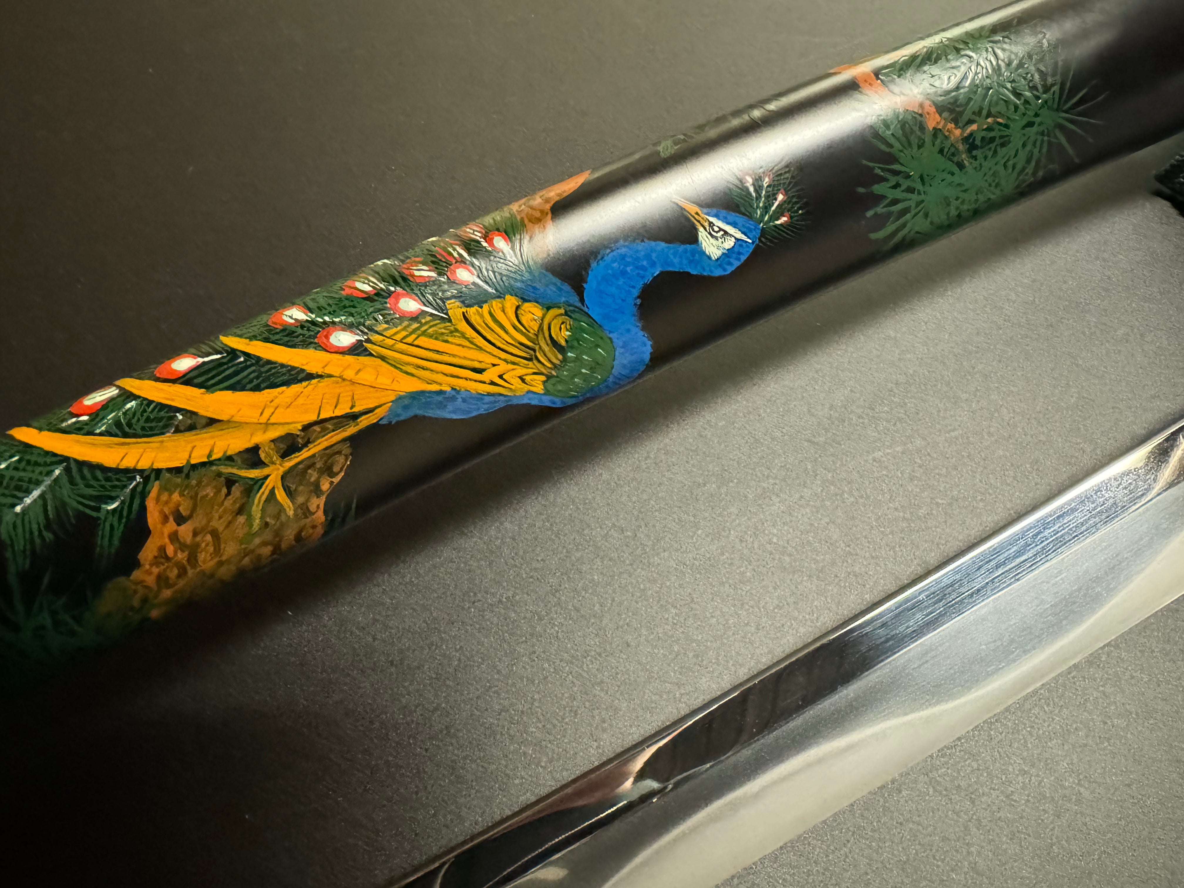 MADE TO ORDER Phoenix Arms Emerald Peacock Katana