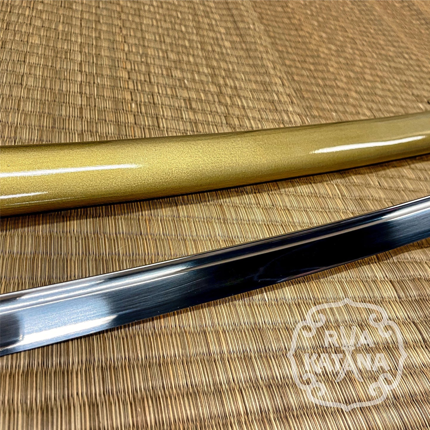 Dragonspring Katana - Gold Plum - 1060 Steel