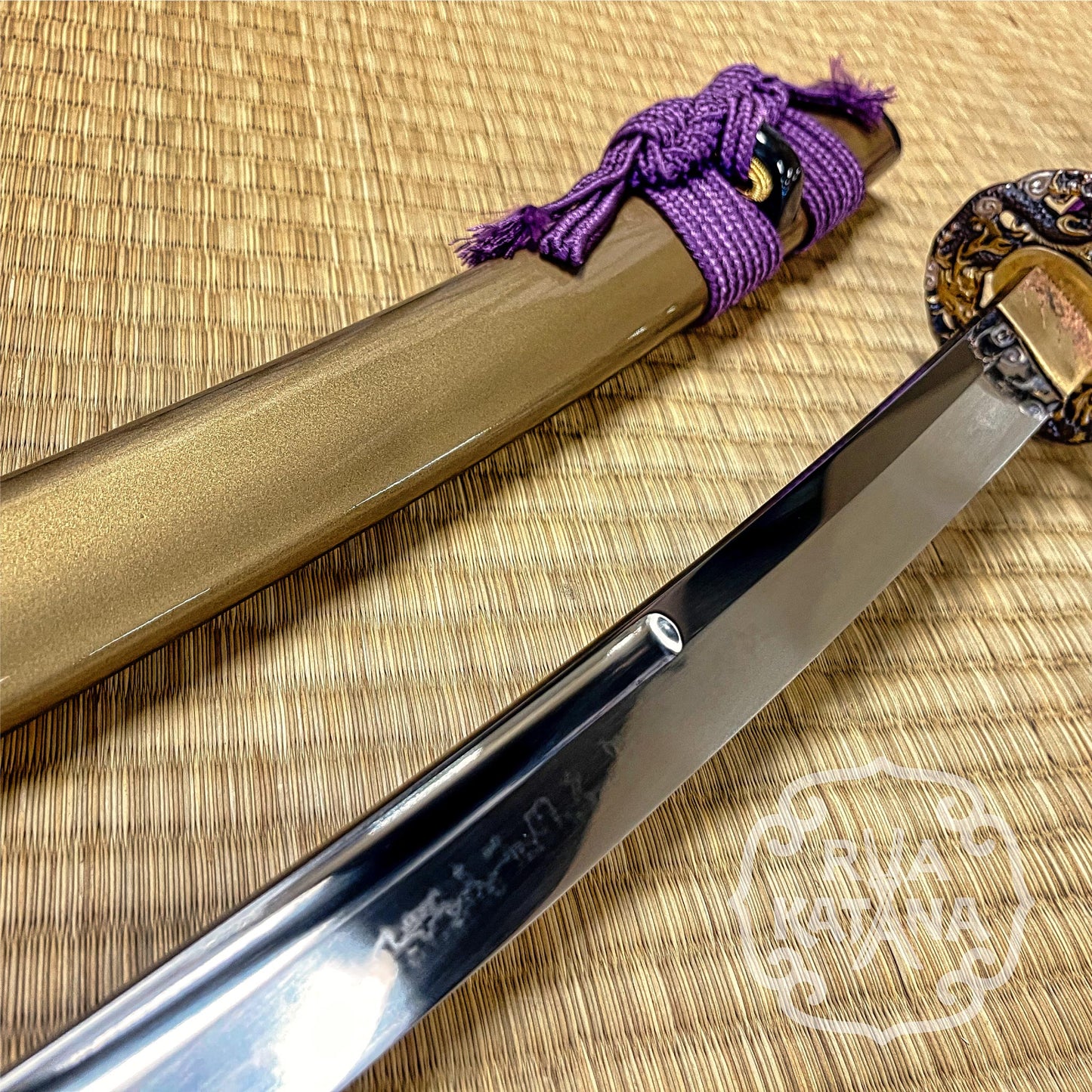 Legacy Blades Purple Dragon O-Katana - Choji Hamon, Koshi Sori 1095