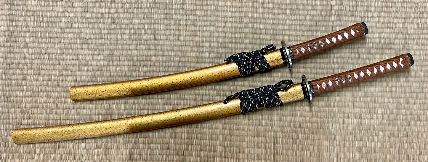 Daisho 2-Sword Set Golden Blossom MN65