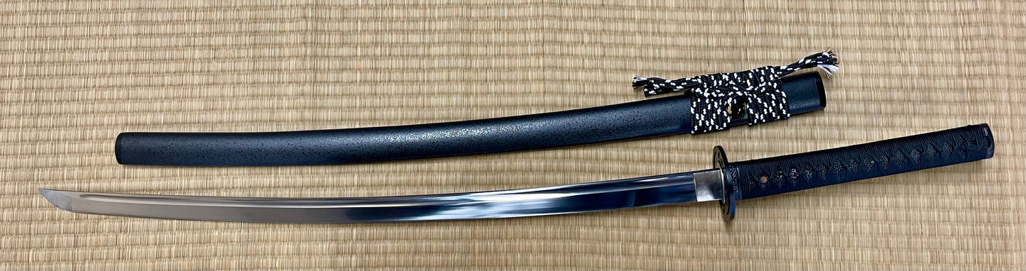 Moritaka Vortex - Black Gale Katana - Spring Steel 9260