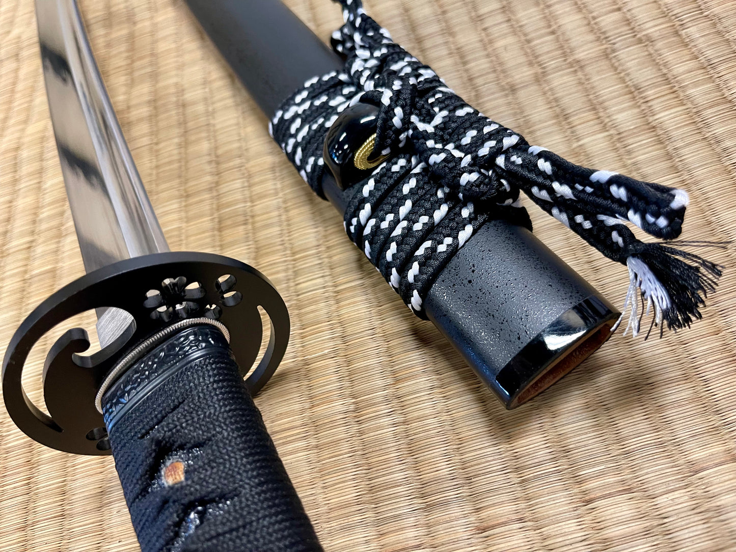 Moritaka Vortex - Black Gale Katana - Spring Steel 9260