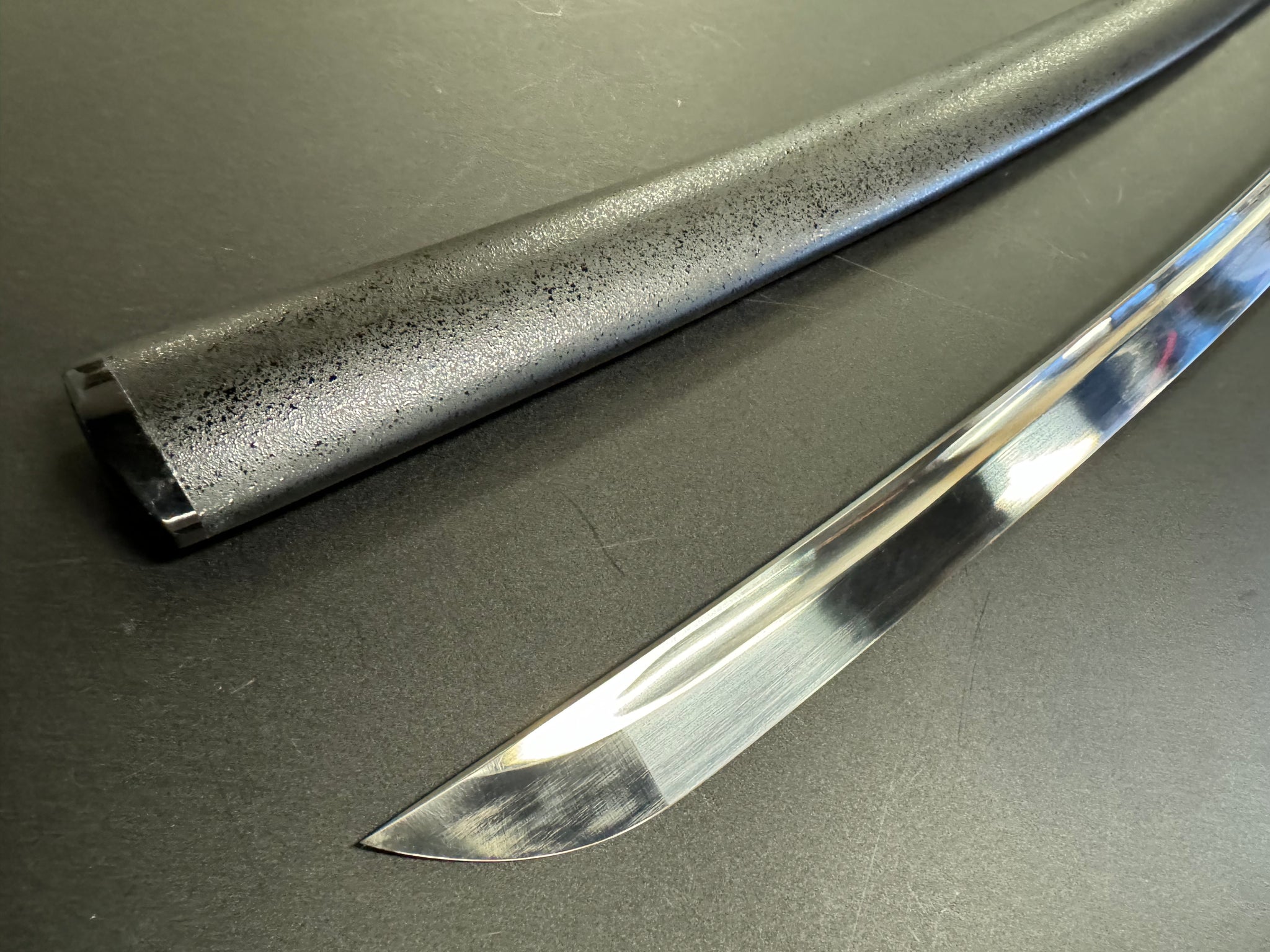 Moritaka Vortex - Iron Plum Katana - Spring Steel 9260