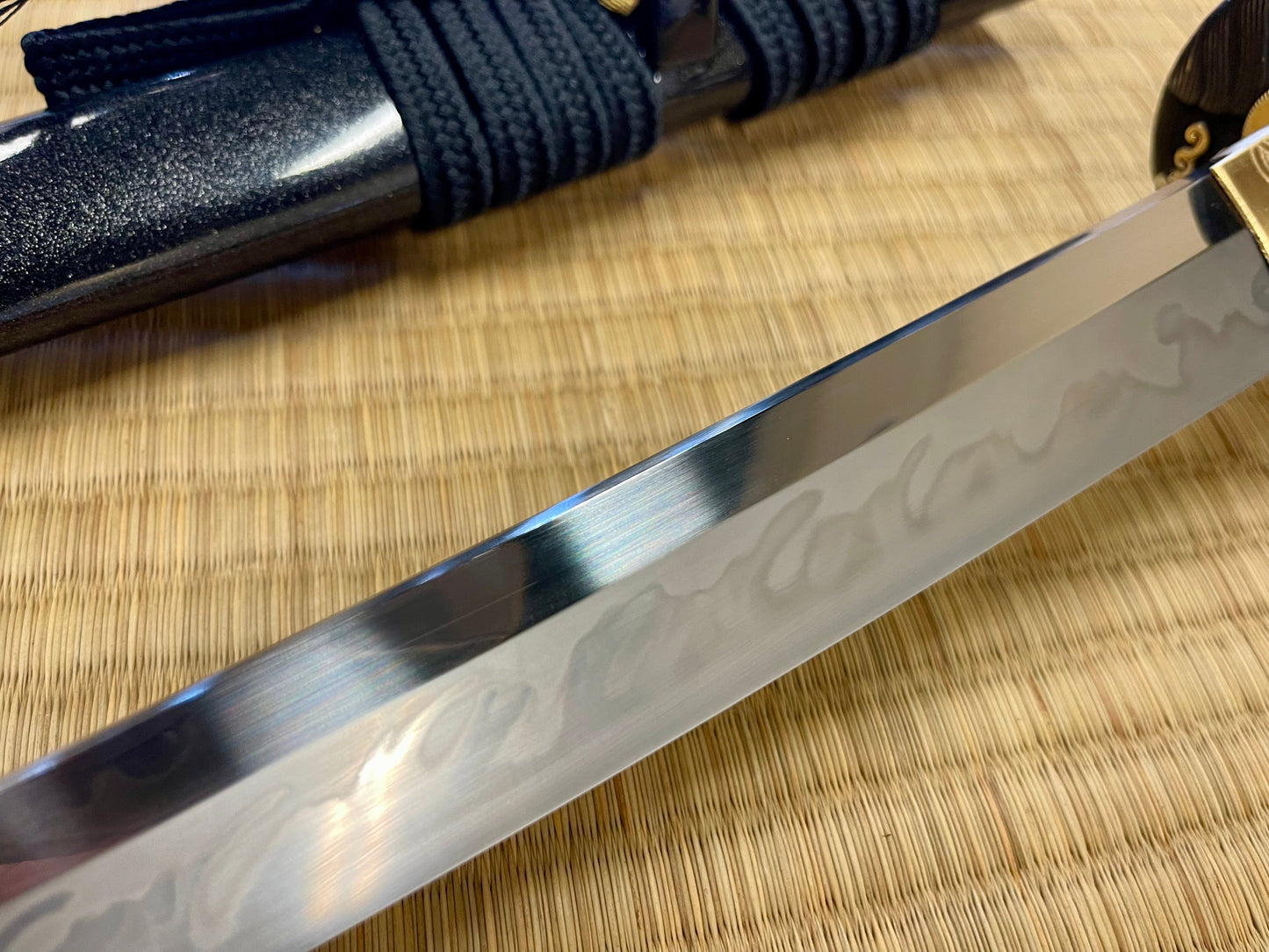 Moritaka Razor Prestige Katana - Dark Eclipse - T10 Clay-Tempered Tsunami Hamon