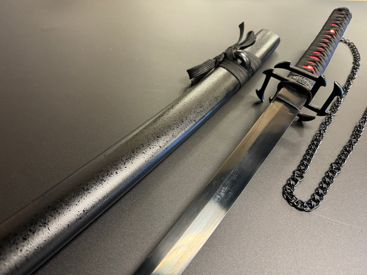 Bleach Ichigo Bankai Tensa Zangetsu Katana