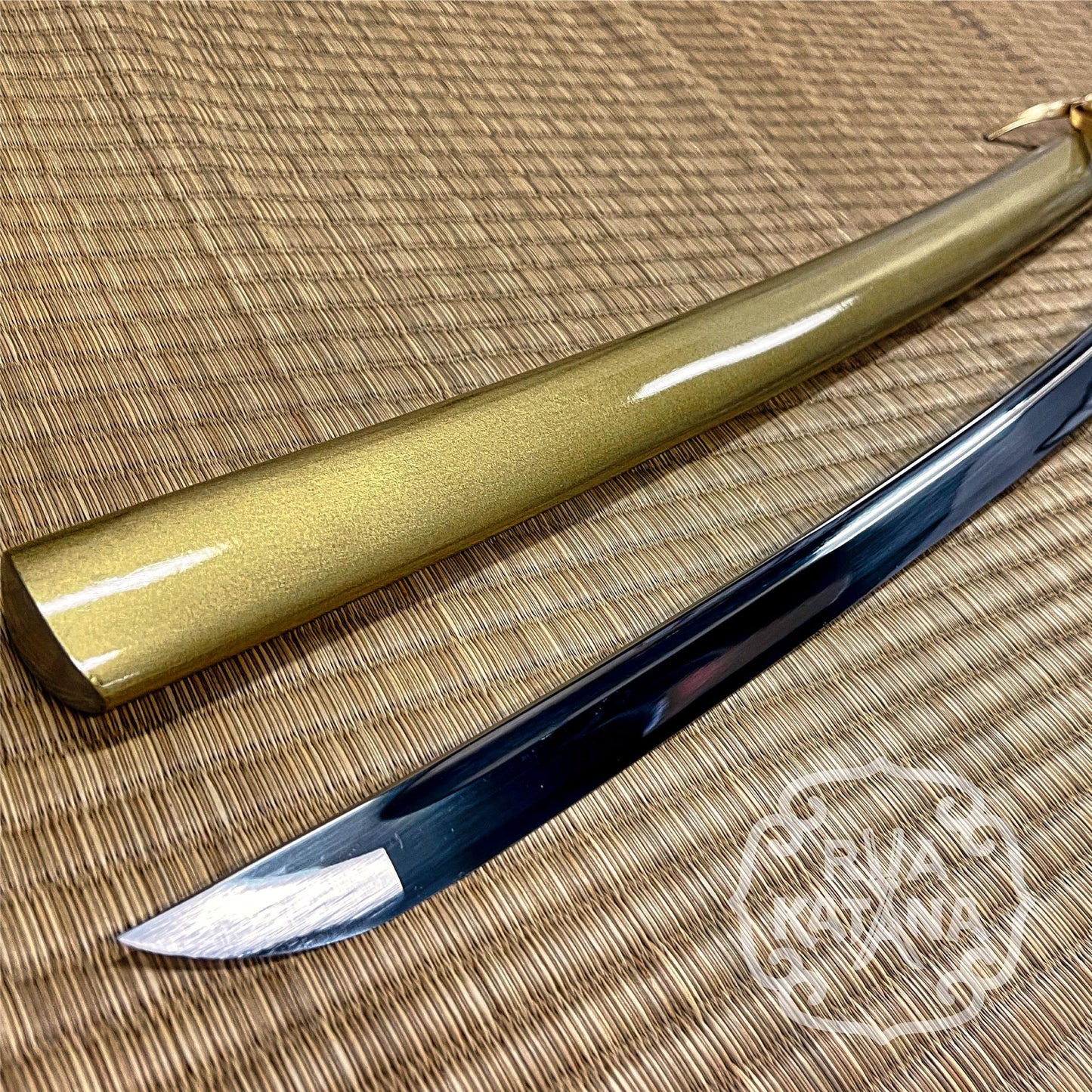 Dragonspring Katana - Gold Plum - 1060 Steel