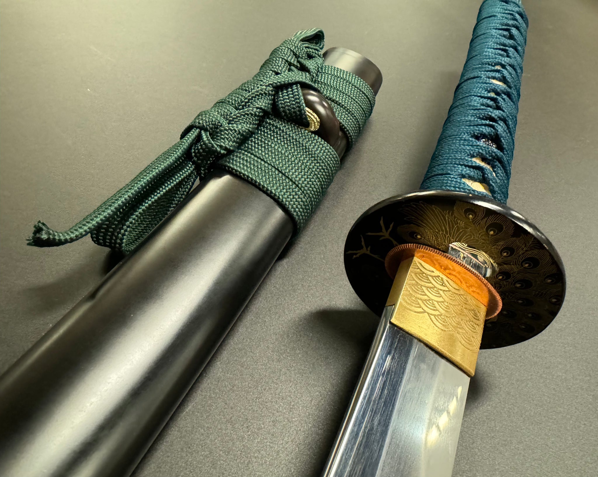 MADE TO ORDER Phoenix Arms Emerald Peacock Katana