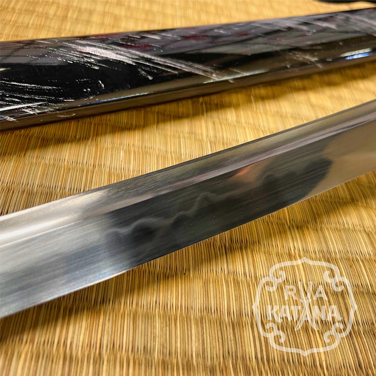 Dragonspring Forge Katana Wakizashi 2-sword Daisho - Sea Dragon - T10 Clay-Tempered