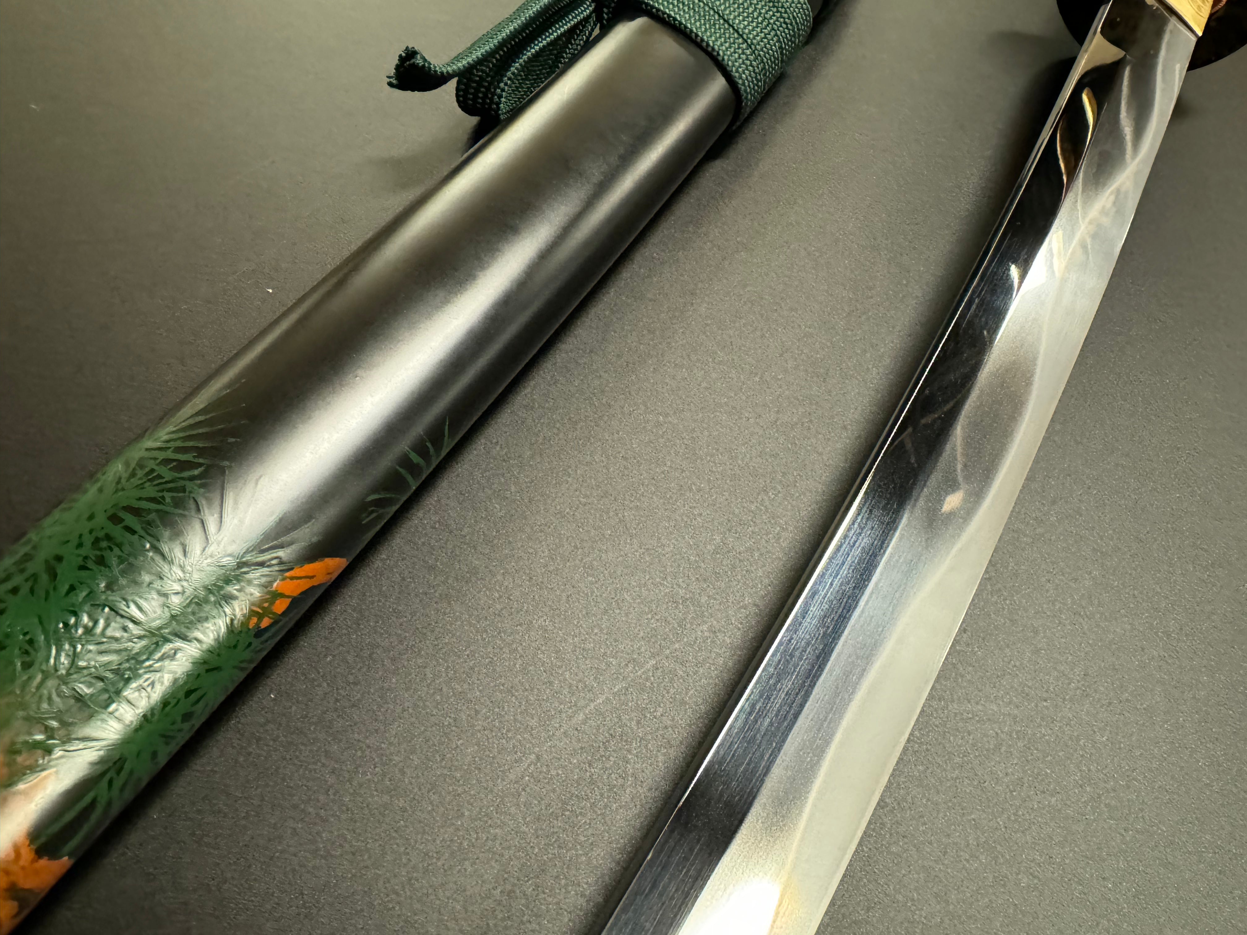MADE TO ORDER Phoenix Arms Emerald Peacock Katana