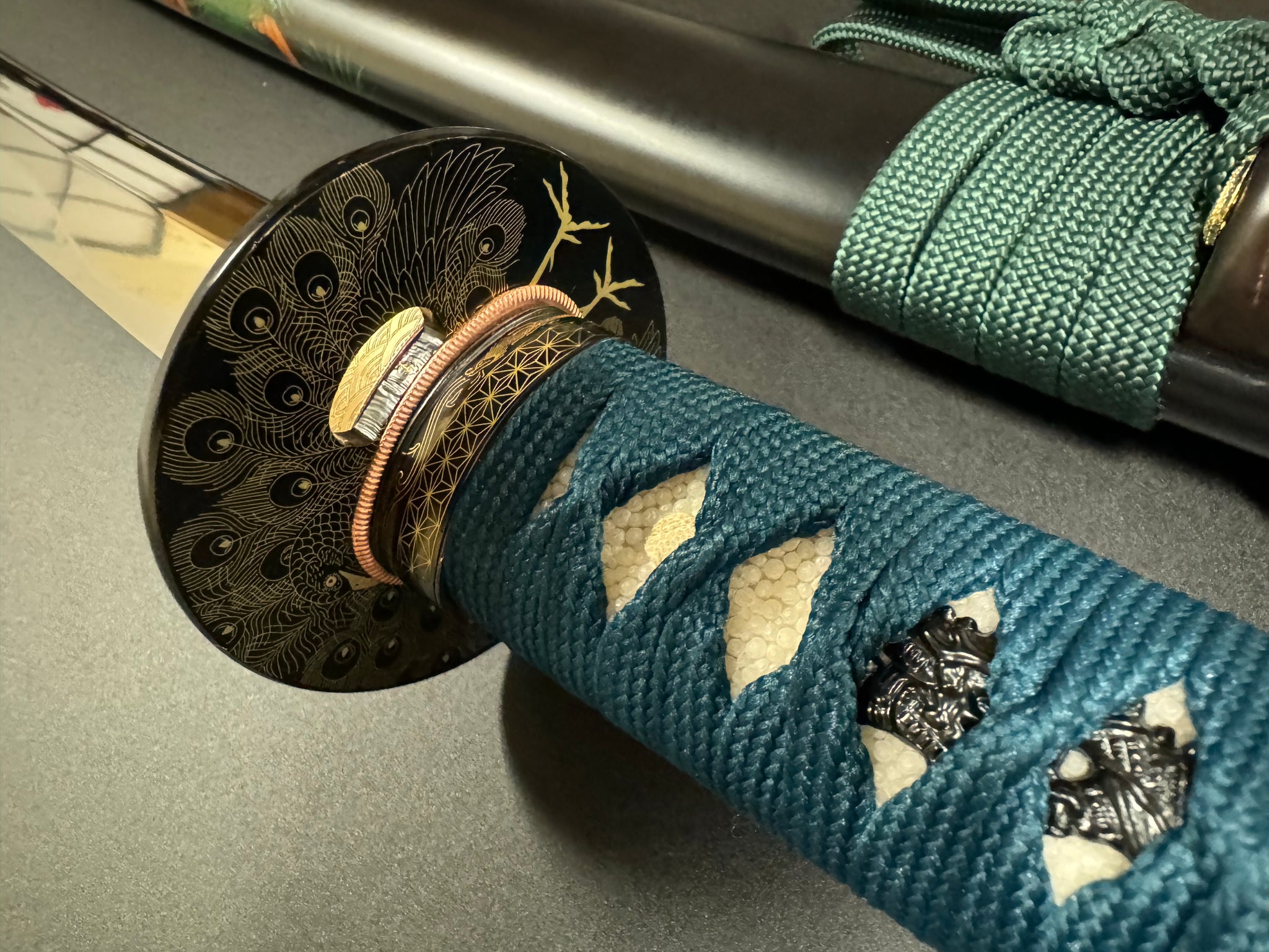 MADE TO ORDER Phoenix Arms Emerald Peacock Katana