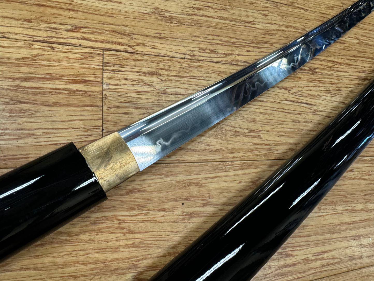 Samurai X Aoshi Shinomori Double Kodachi - T10 clay tempered