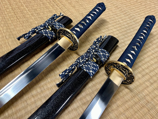 Daisho 2-Sword Set Blue Crane MN65