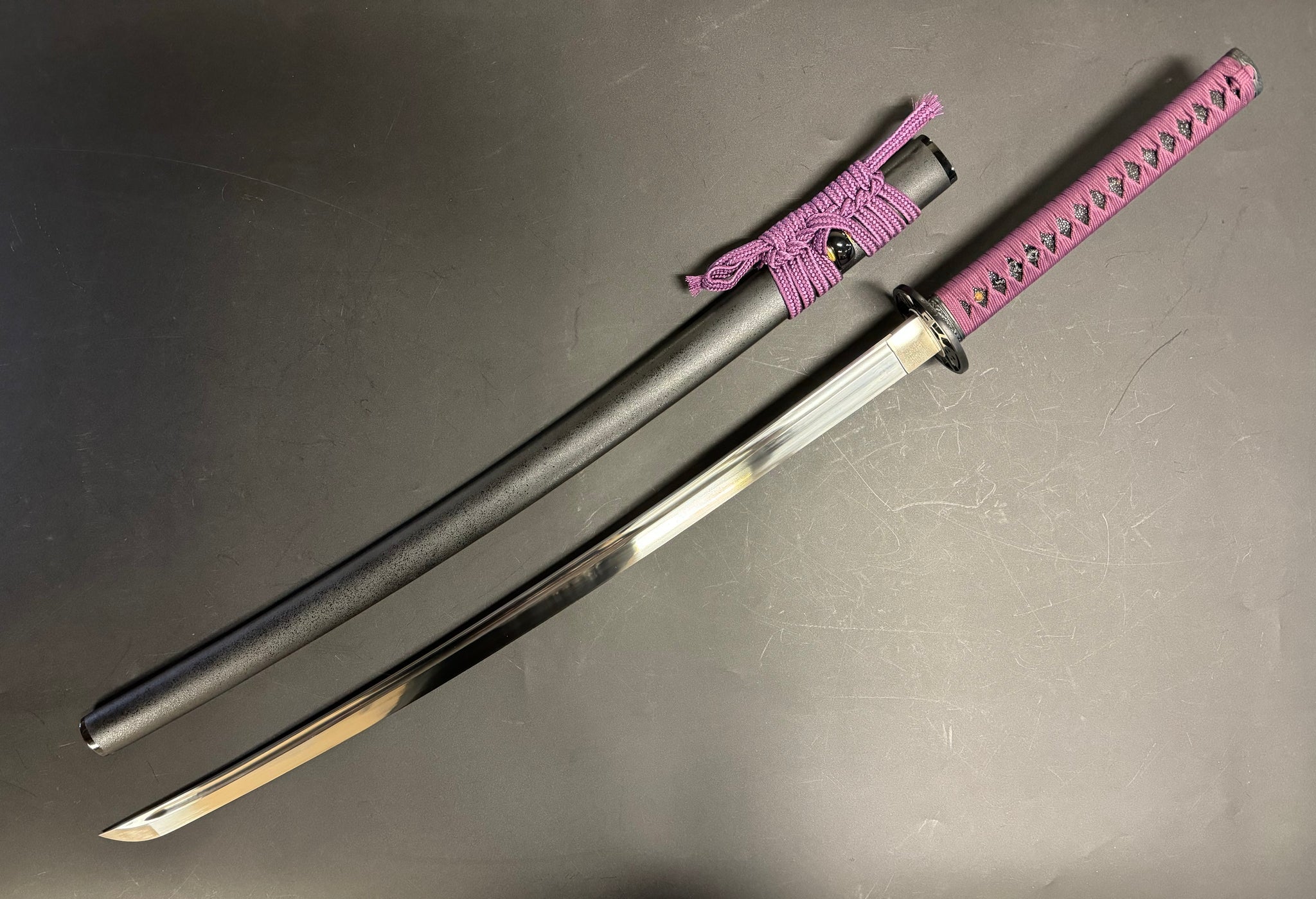 Moritaka Vortex - Iron Plum Katana - Spring Steel 9260
