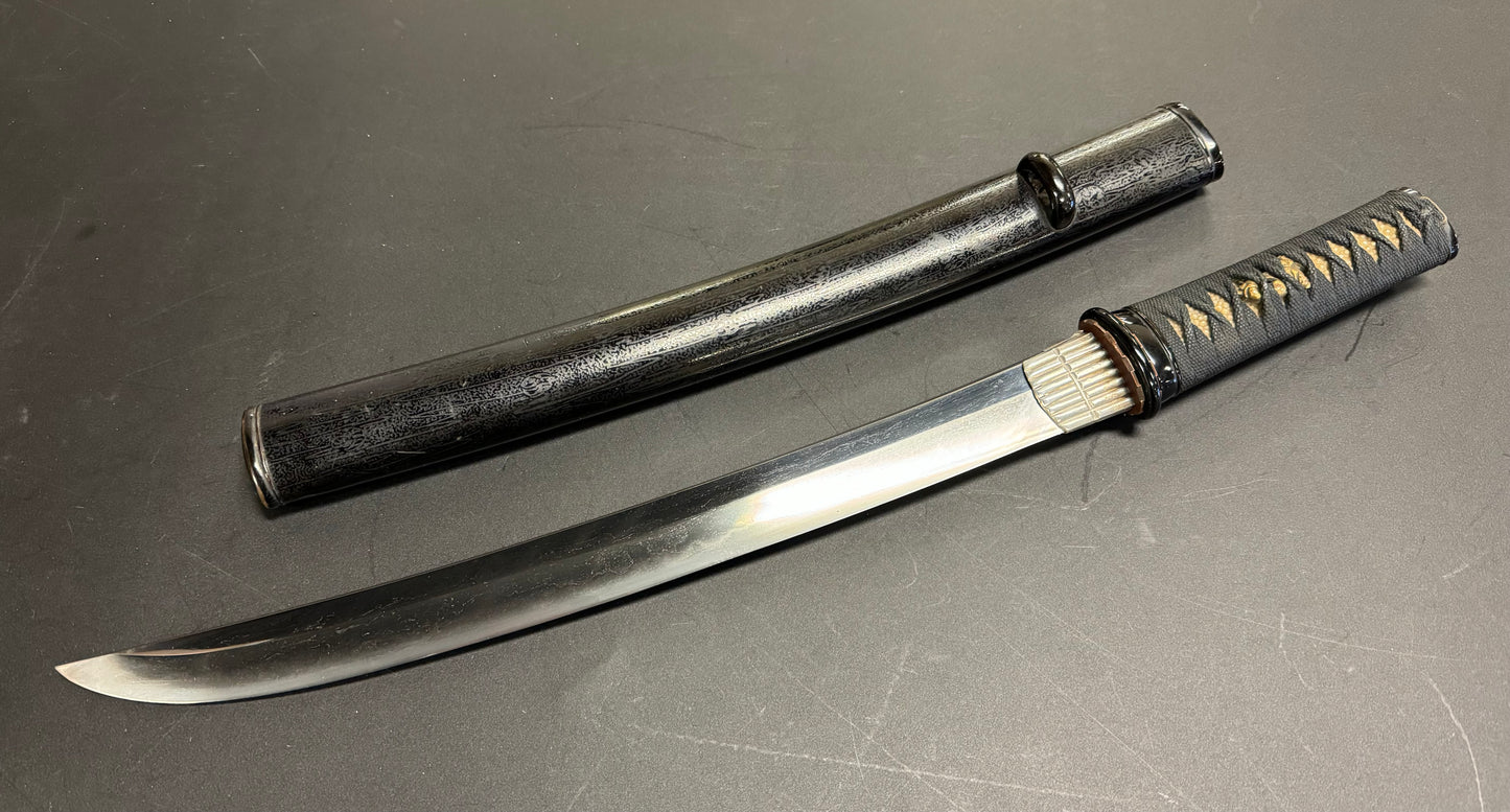 Antique Nihonto -  Naginata Naoshi Wakizashi, Muromachi Period Unsigned