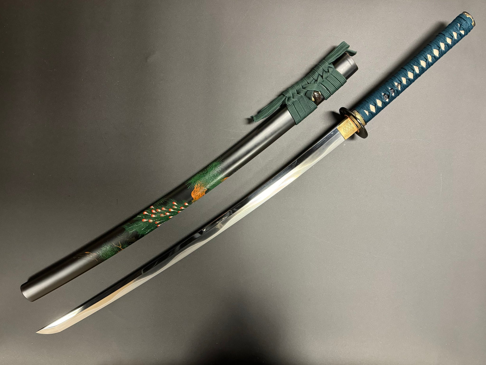 MADE TO ORDER Phoenix Arms Emerald Peacock Katana