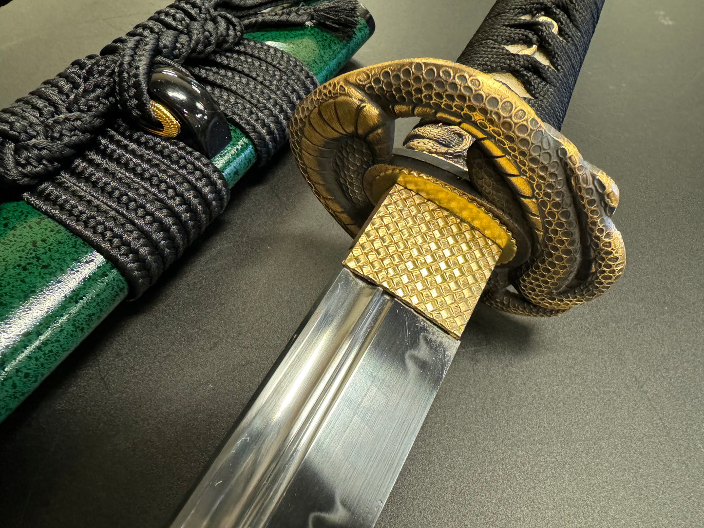 Phoenix Arms 3-Sword Set - Emerald Serpent Naginata Naoshi T10