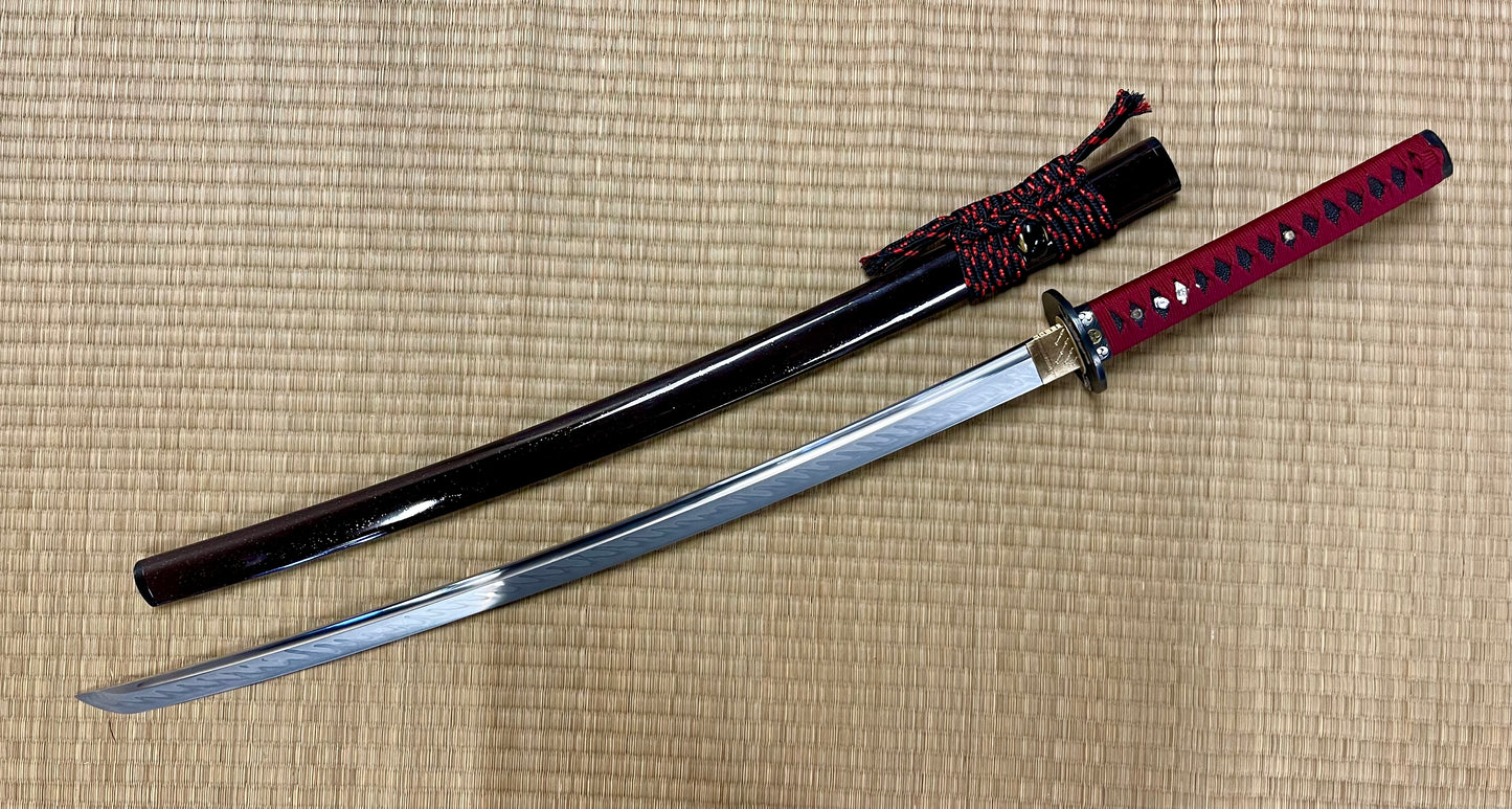 Moritaka Razor Elite Katana - Stalking Tiger -T10 Clay-Tempered Saka Midare Hamon