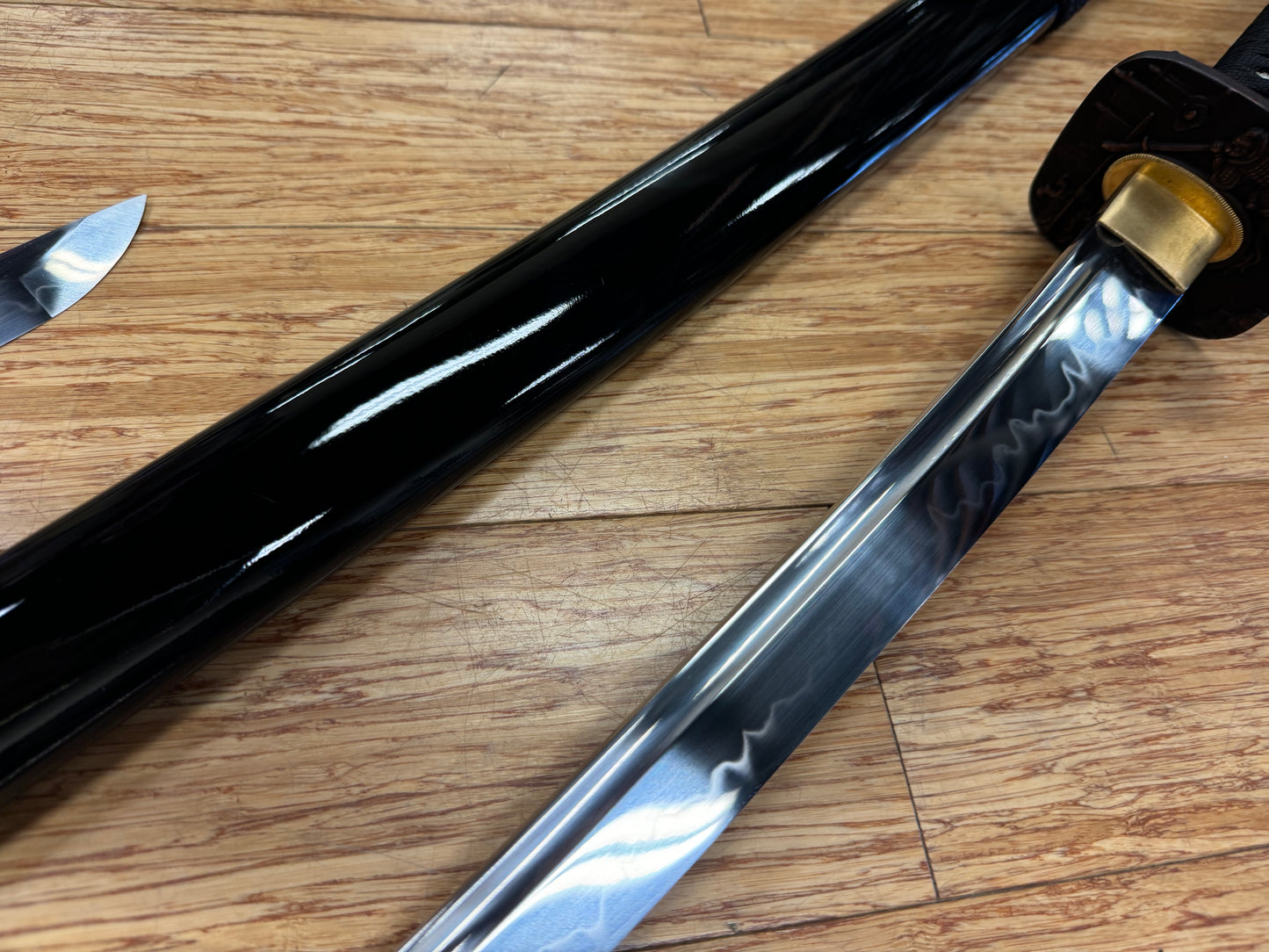 Samurai X Aoshi Shinomori Double Kodachi - T10 clay tempered