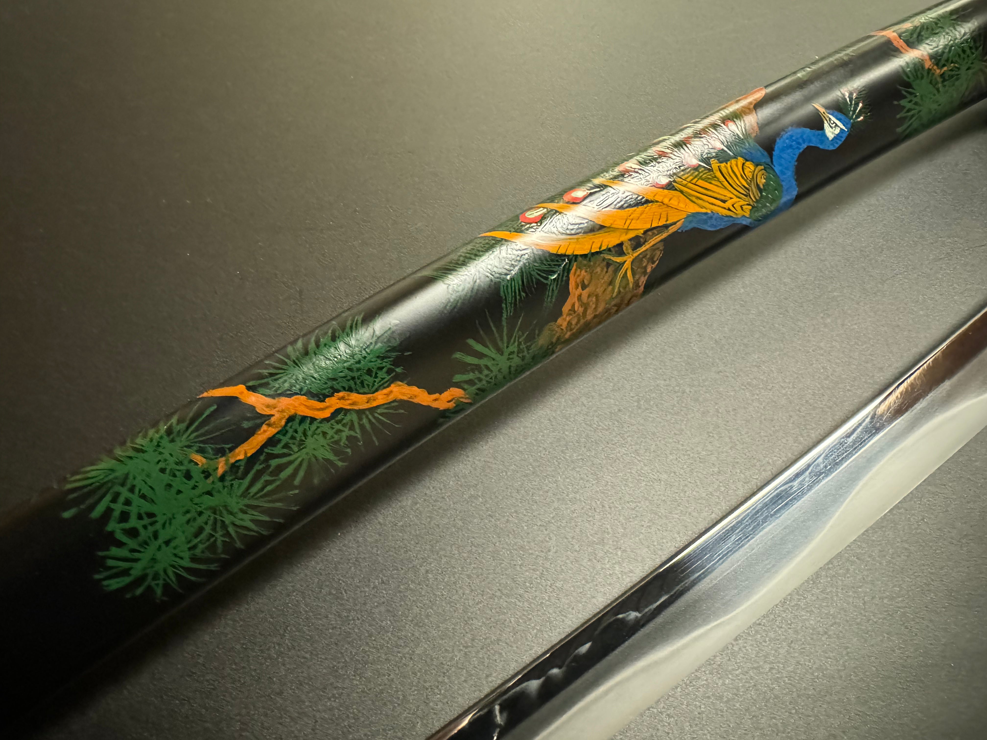 MADE TO ORDER Phoenix Arms Emerald Peacock Katana