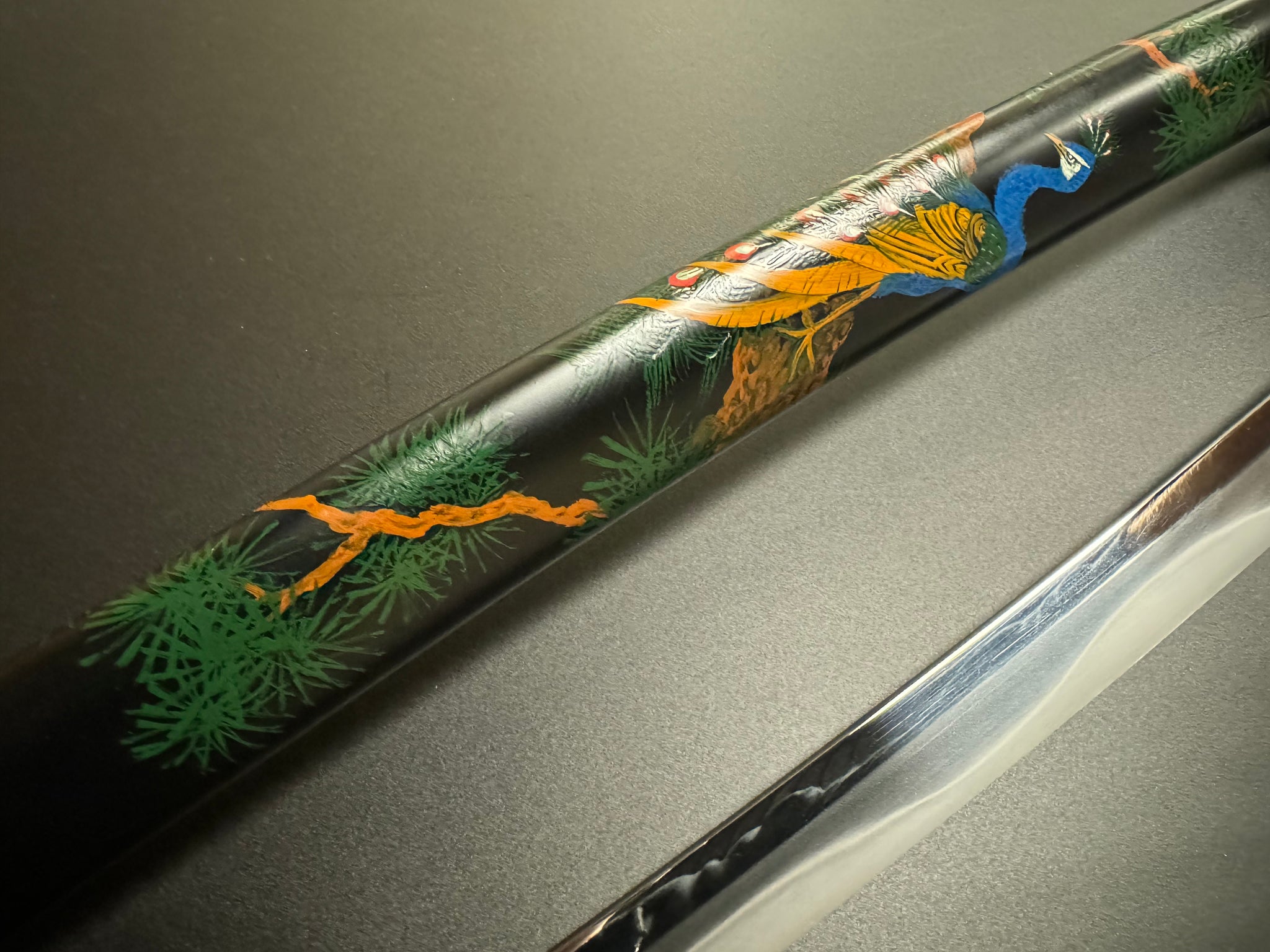 MADE TO ORDER Phoenix Arms Emerald Peacock Katana